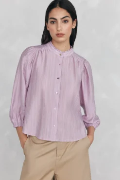 Blusa lisa e solta