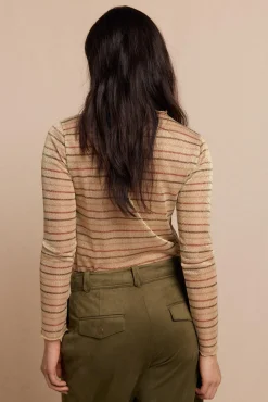 Blusa listrada de lurex
