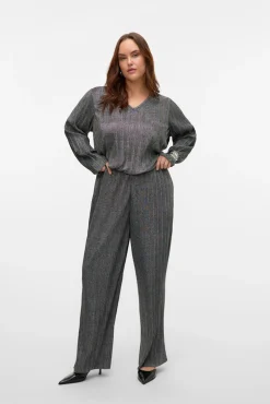 Blusa manga top longa plus size