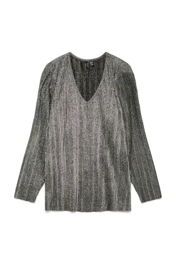 Blusa manga top longa plus size