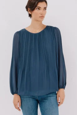 Blusa plissada