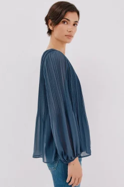 Blusa plissada