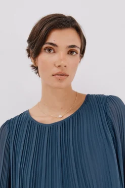 Blusa plissada