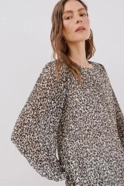 Blusa plissada