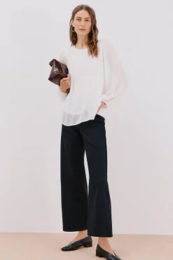 Blusa plissada
