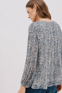 Blusa plissada