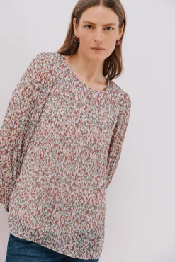 Blusa plissada