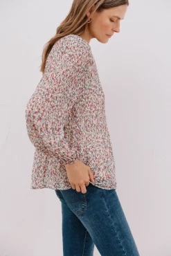 Blusa plissada