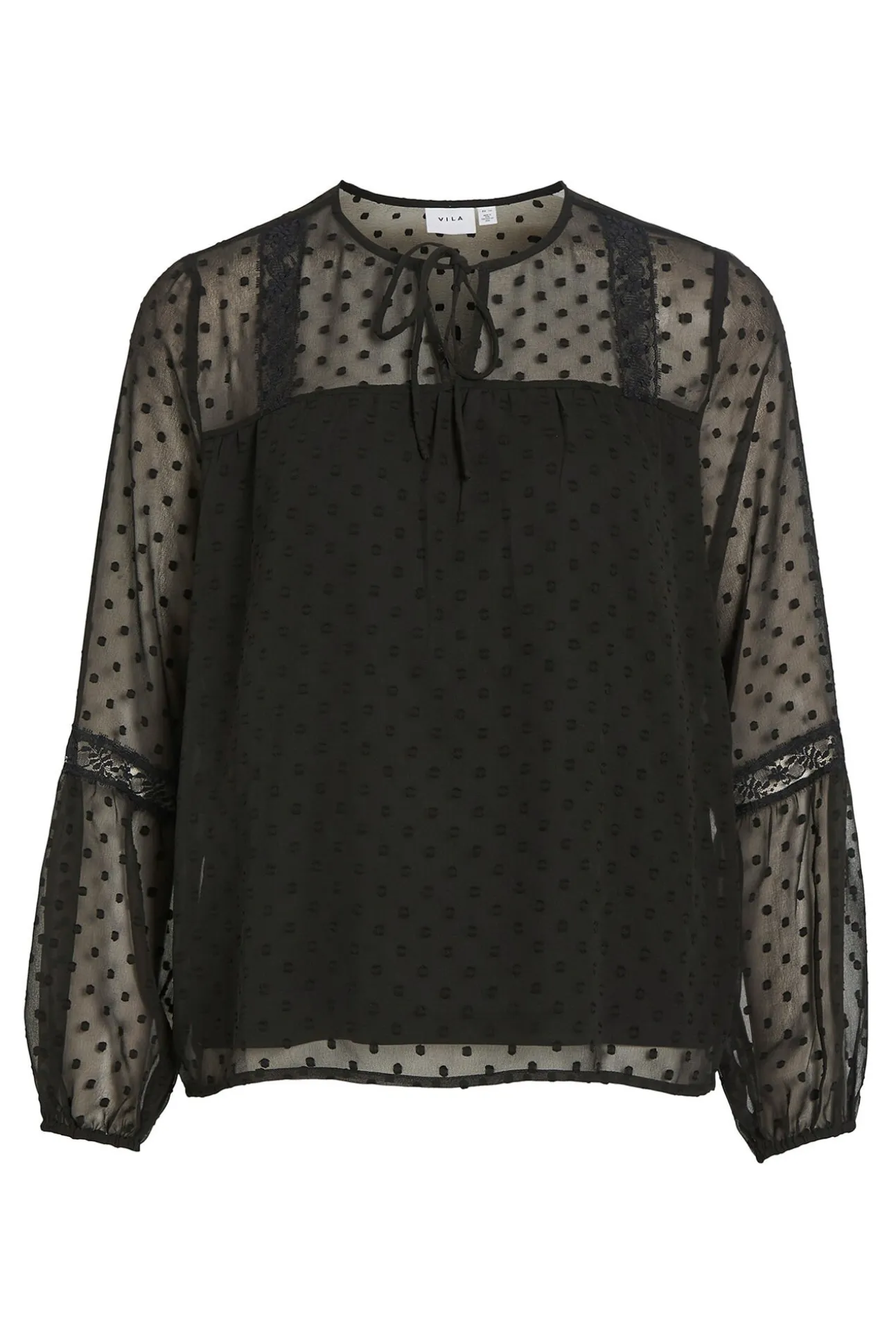 Blusa plumeti de manga comprida