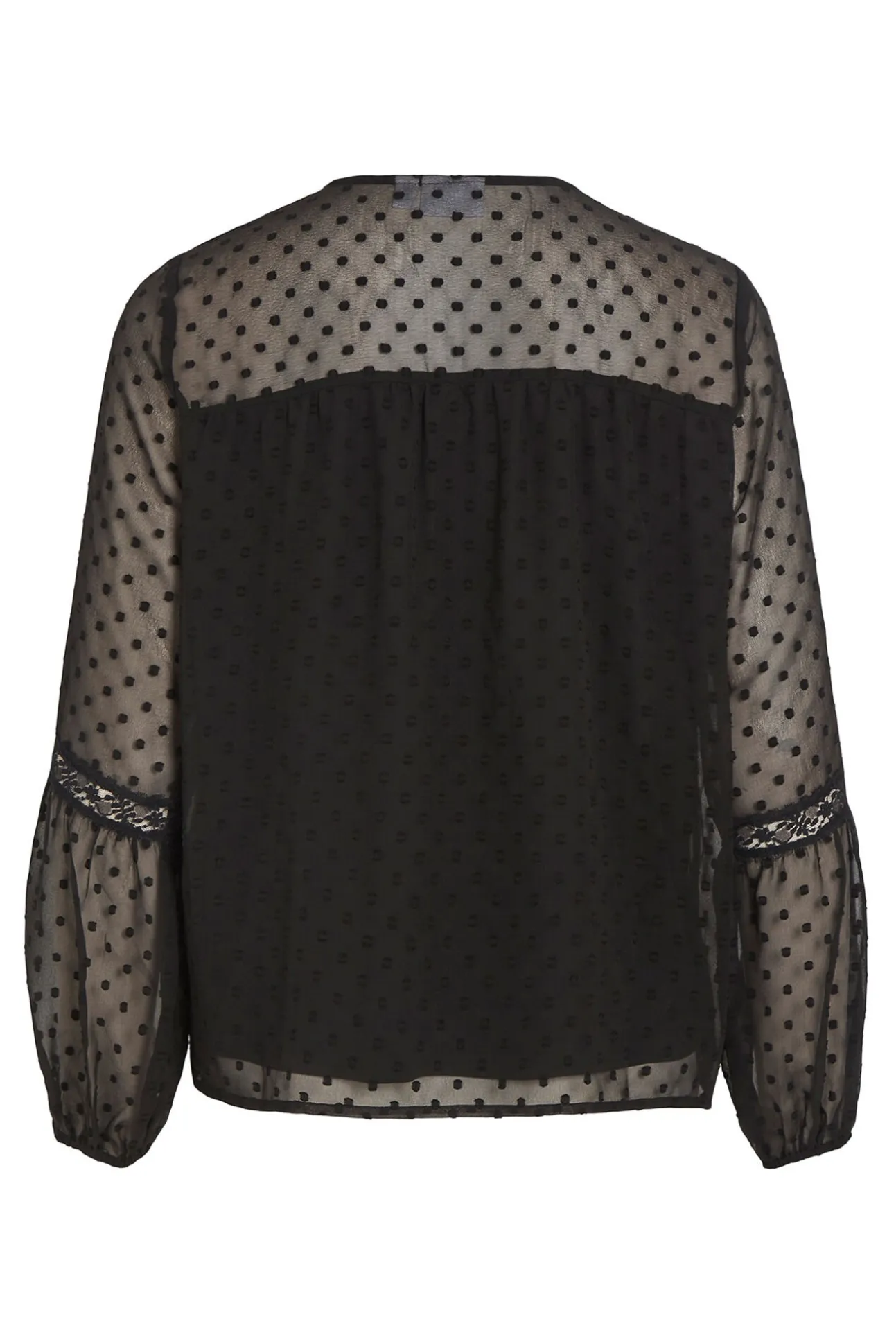 Blusa plumeti de manga comprida