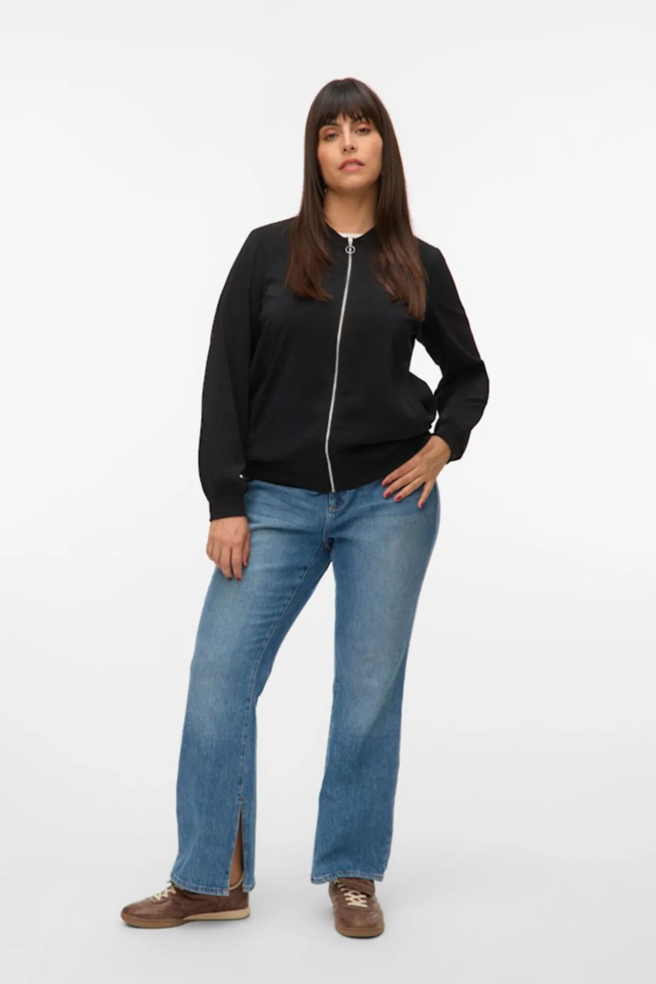 Blusão bomber plus size