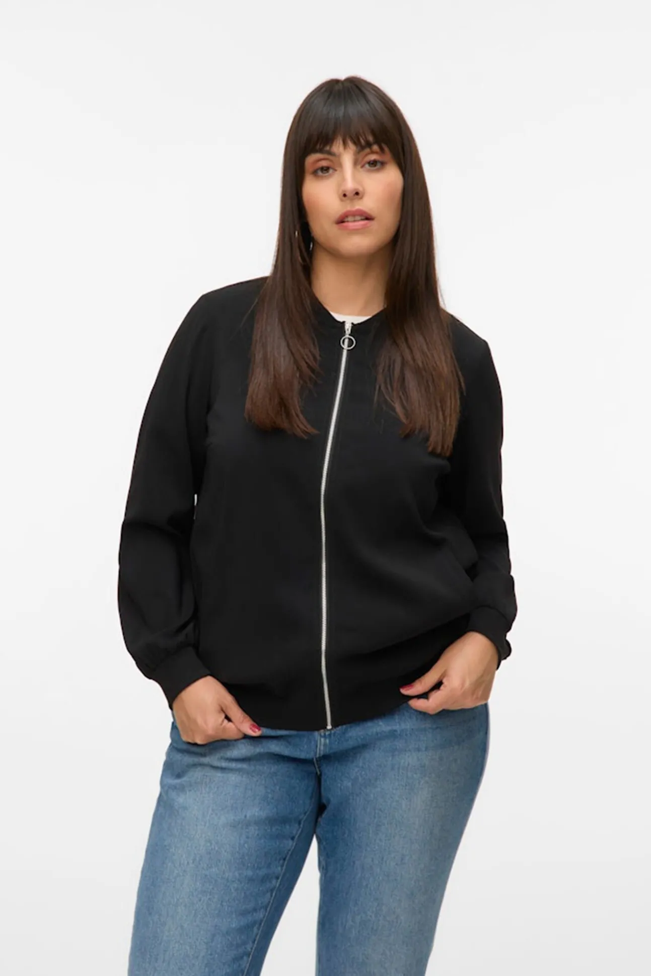 Blusão bomber plus size