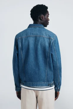 Blusão denim básico