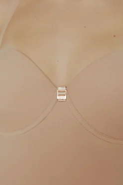 Body calças copa B Ivette Bridal com copa push-up em nude