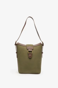 Bolsa com fivela bimateria