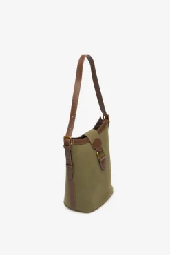 Bolsa com fivela bimateria