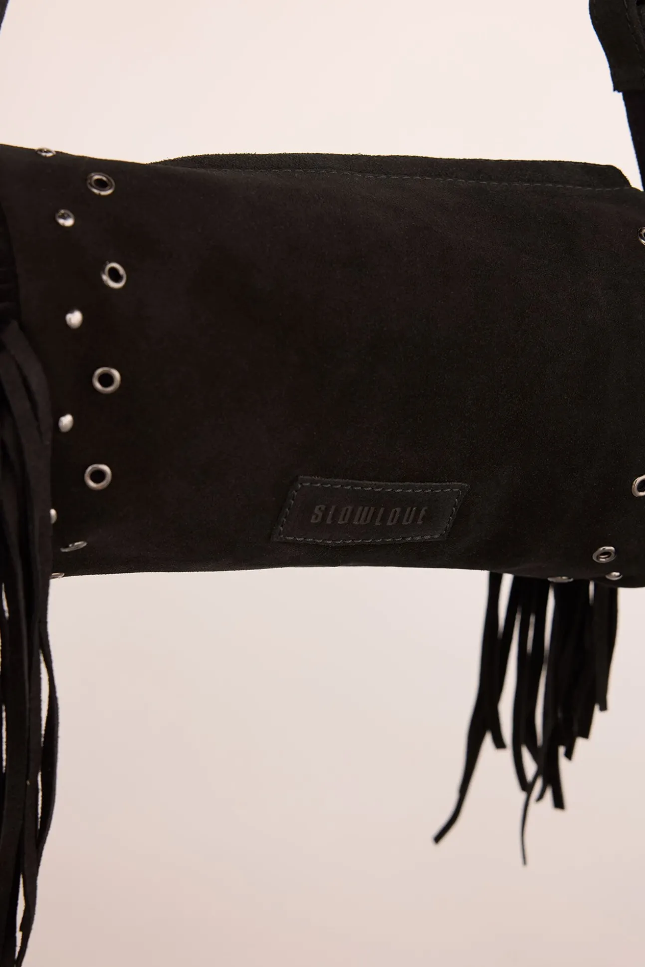 Bolsa de barril com franjas