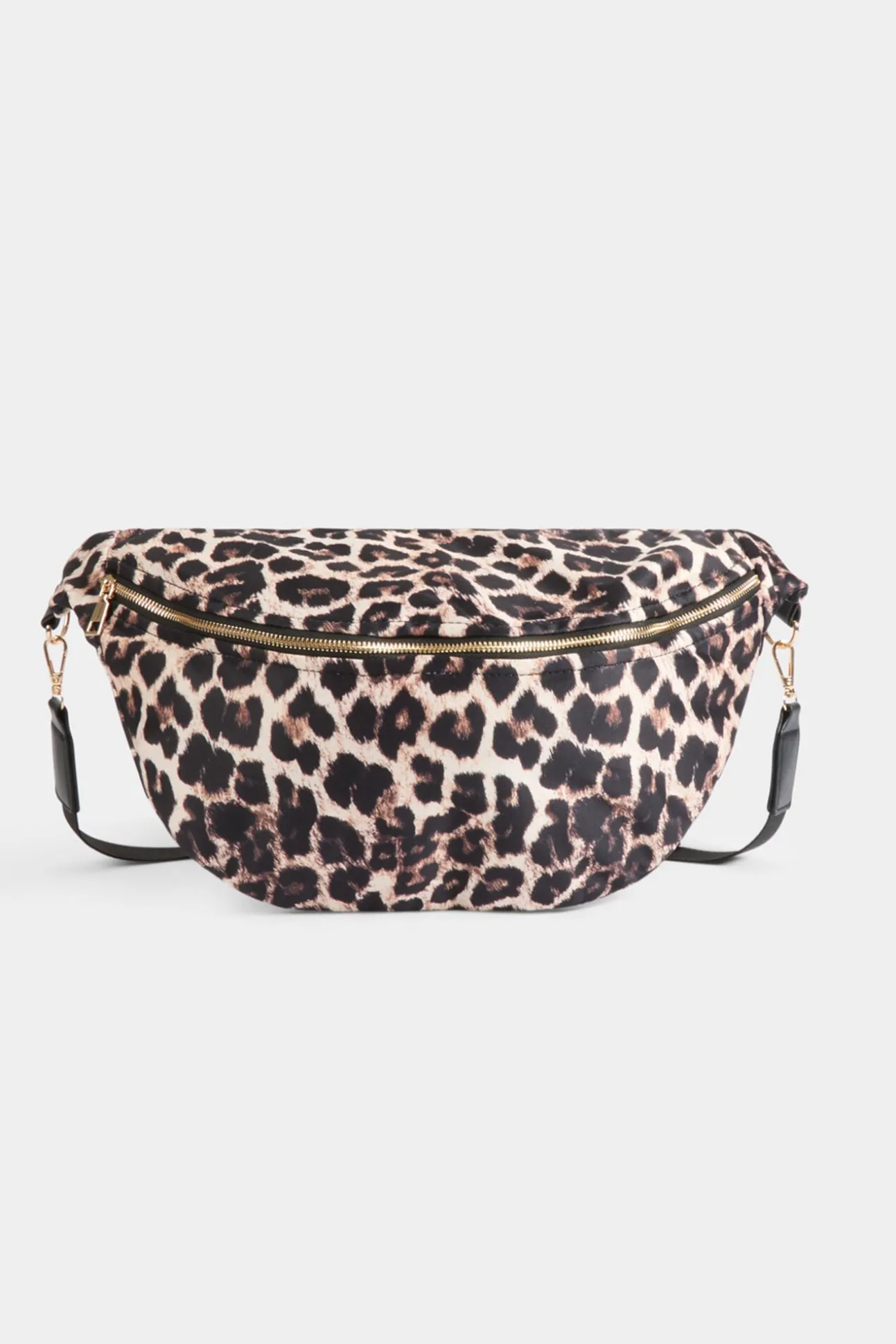 Bolsa de cintura com estampado de leopardo