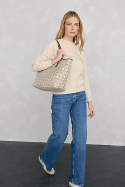 Bolsa de compras com monograma
