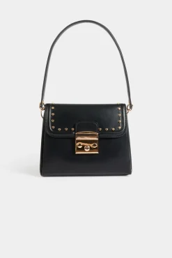 Bolsa de mala de tiracolo e tachas