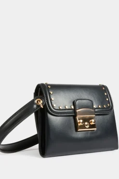 Bolsa de mala de tiracolo e tachas