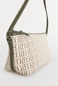 Bolsa de ombro com monograma
