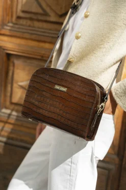 Bolsa tiracolo Cassandra chocolate