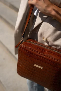 Bolsa tiracolo Charlotte praliné
