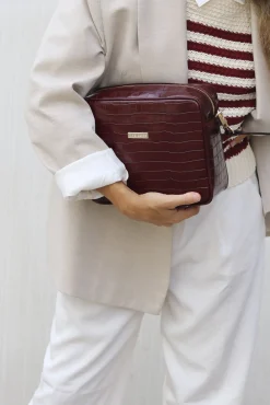 Bolsa tiracolo Charlotte Borgonha