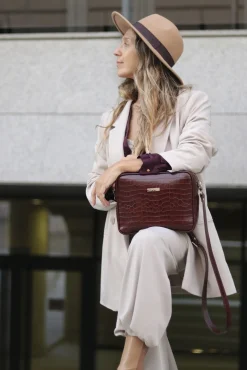 Bolsa tiracolo Charlotte Borgonha