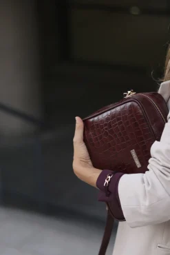 Bolsa tiracolo Charlotte Borgonha