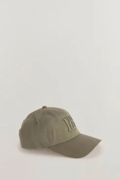 Boné com viseira de têxtil
