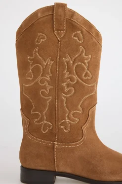Bota de croute plana