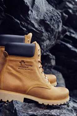 Bota de homem em pele napa