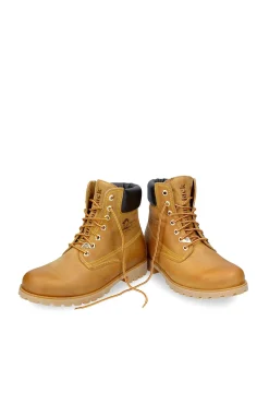 Bota de homem em pele napa