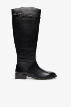Bota de montaria de pele