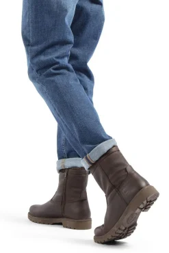 Bota de pele masculina