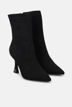Bota de salto agulha botim