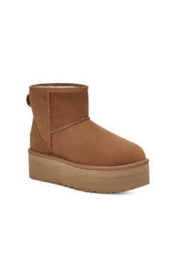 Bota feminina clássica Mini Platform