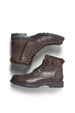 Botas altas de couro