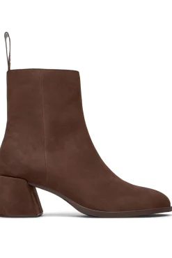 Botas de couro de cano meia
