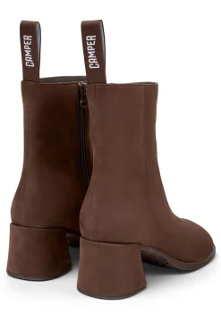 Botas de couro de cano meia