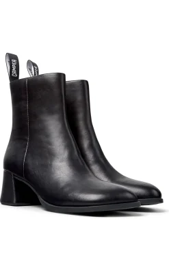 Botas de couro de cano meia