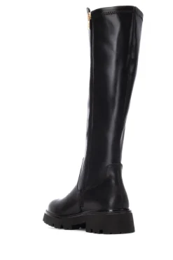 Botas de couro sintético