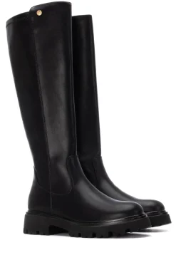 Botas de couro sintético