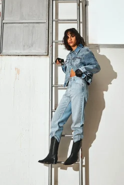 Botas de cowboy de pele Jandra