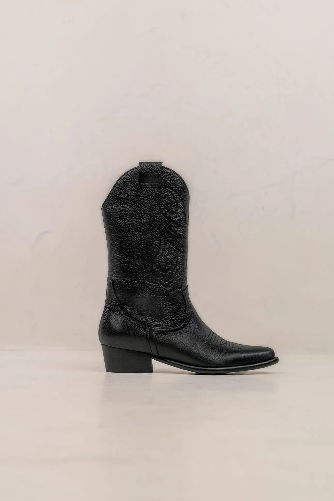 Botas de cowboy de pele Jandra