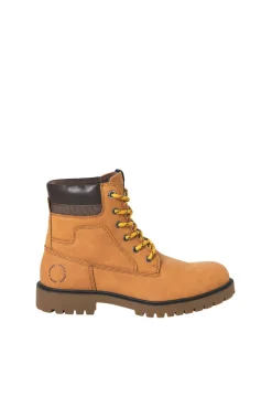 Botas sintéticas com cadarço