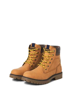 Botas sintéticas com cadarço