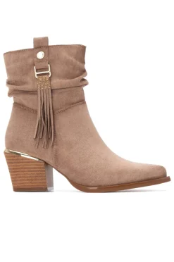 Botins cowboy com franjas